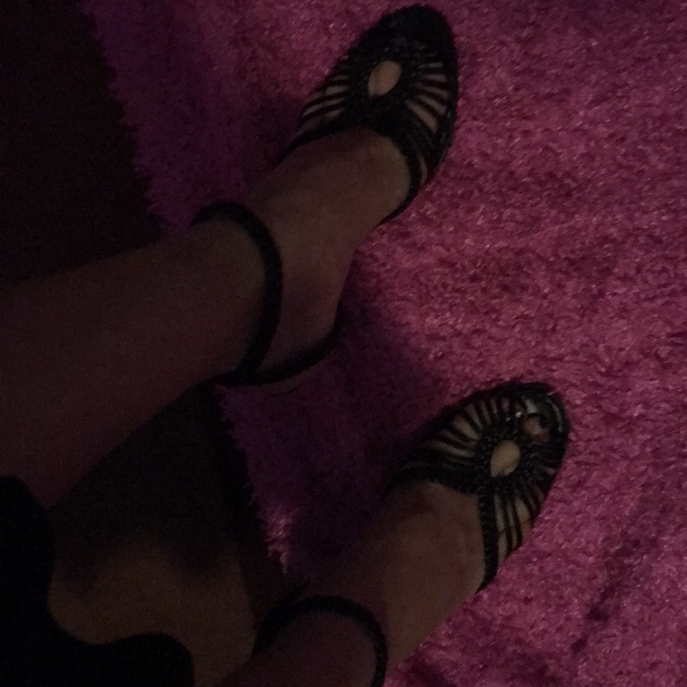 Bisou bisou black heels